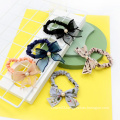 UNIQ  Bowtie Hair Pearl Scrunchie Bowknot Lace Hair Ties Korean Hair Accessories For Women Girl